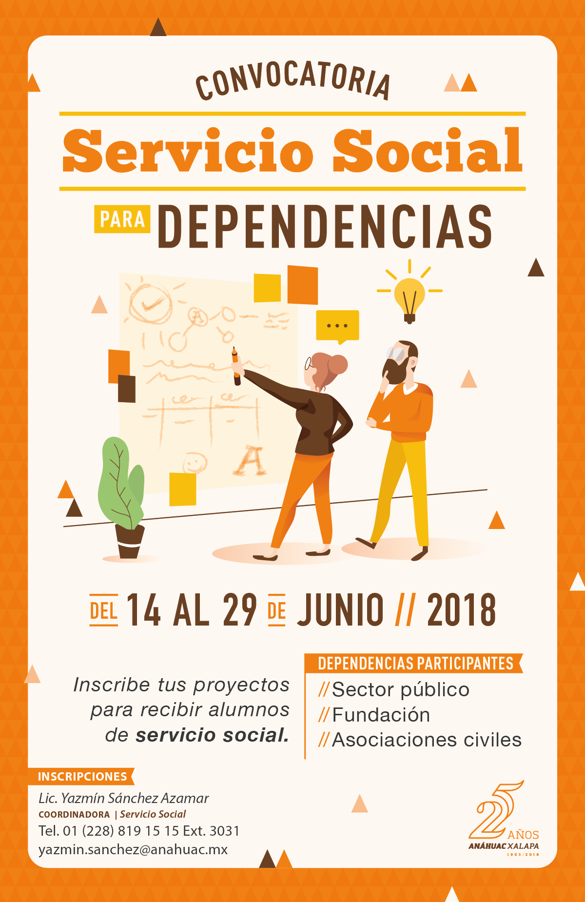 Convocatoria de Servicio Social para Dependencias