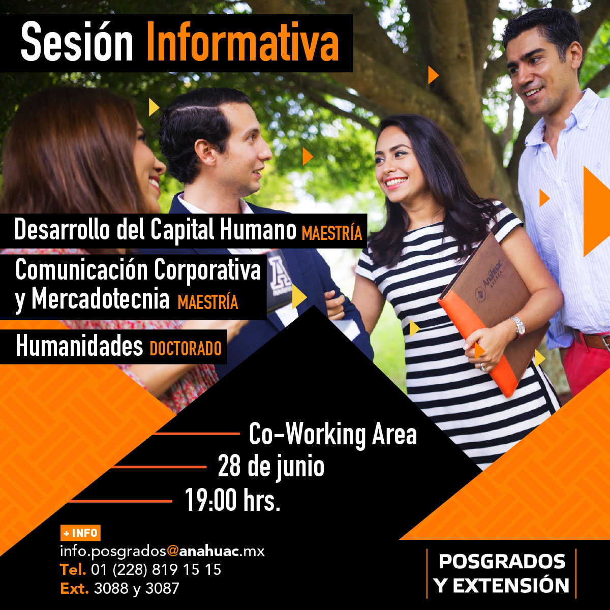 Sesión Informativa de Posgrados Universidad Anáhuac Veracruz