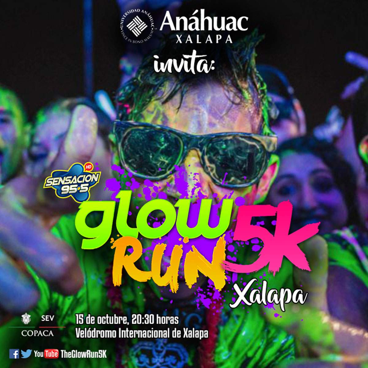 Glow Run 5k Xalapa