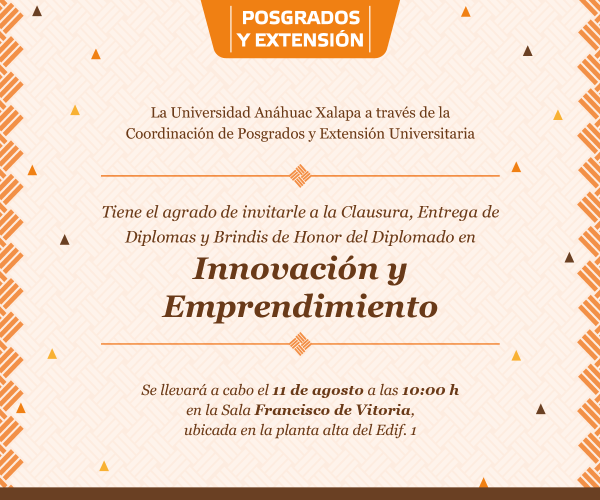 Clausura del Diplomado en Innovación y Emprendimiento