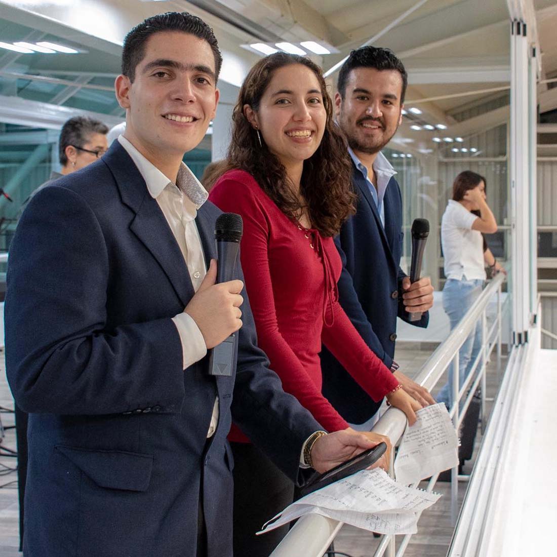 1 / 6 - Alumnos de la Escuela de Comunicación transmiten en vivo los partidos de ABE