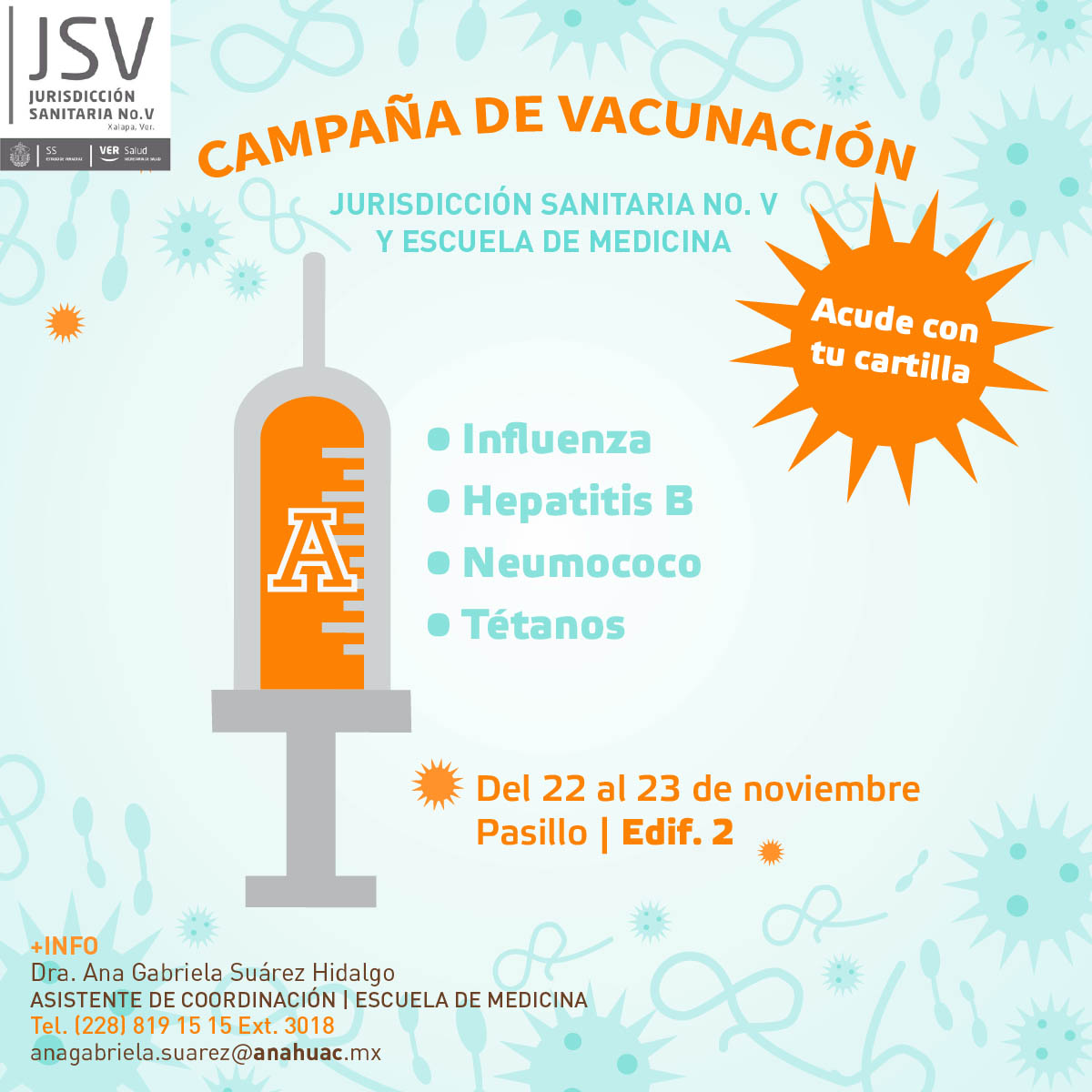 Campaña de Vacunación | Universidad Anáhuac Veracruz