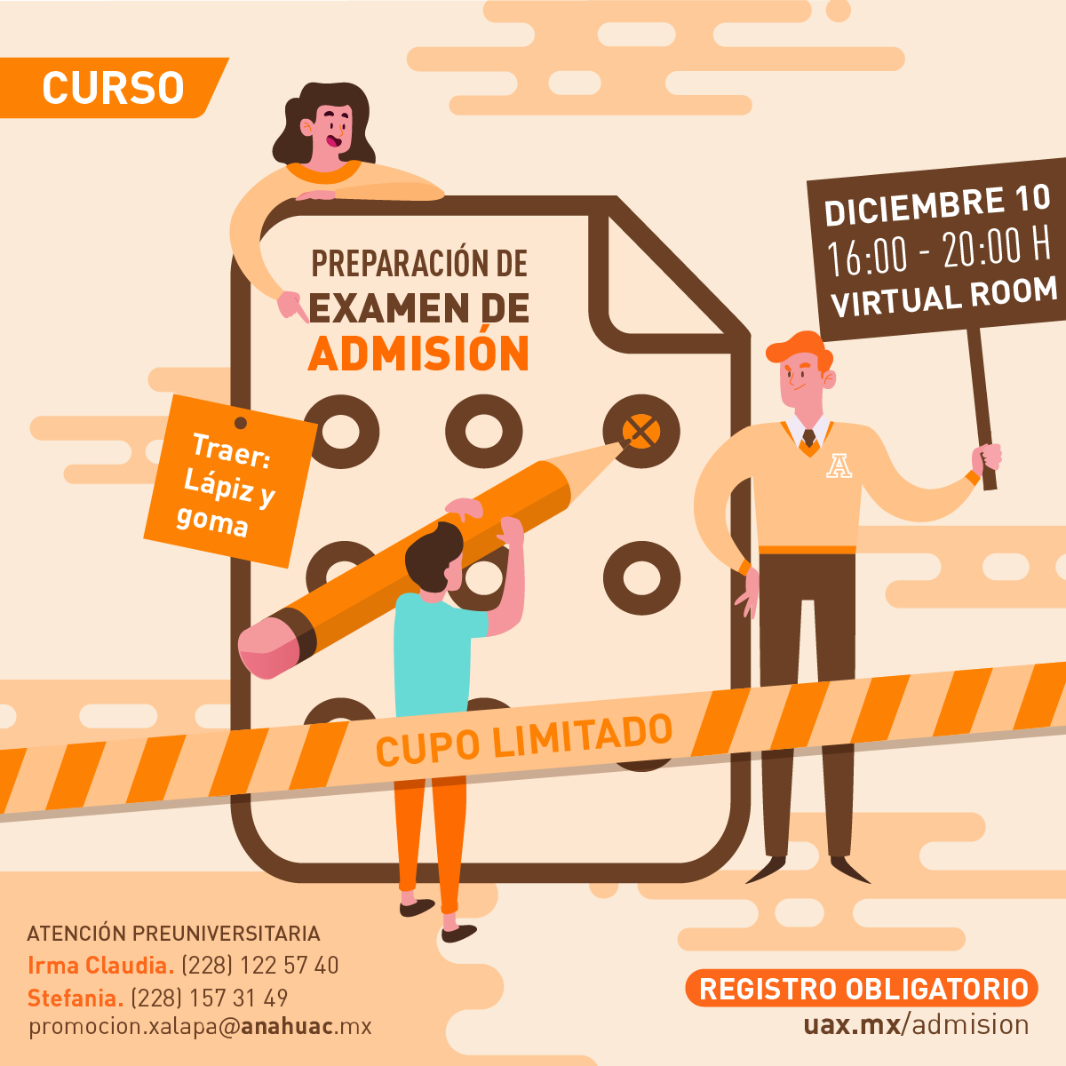 Preparación para Examen de Admisión Universidad Anáhuac Veracruz