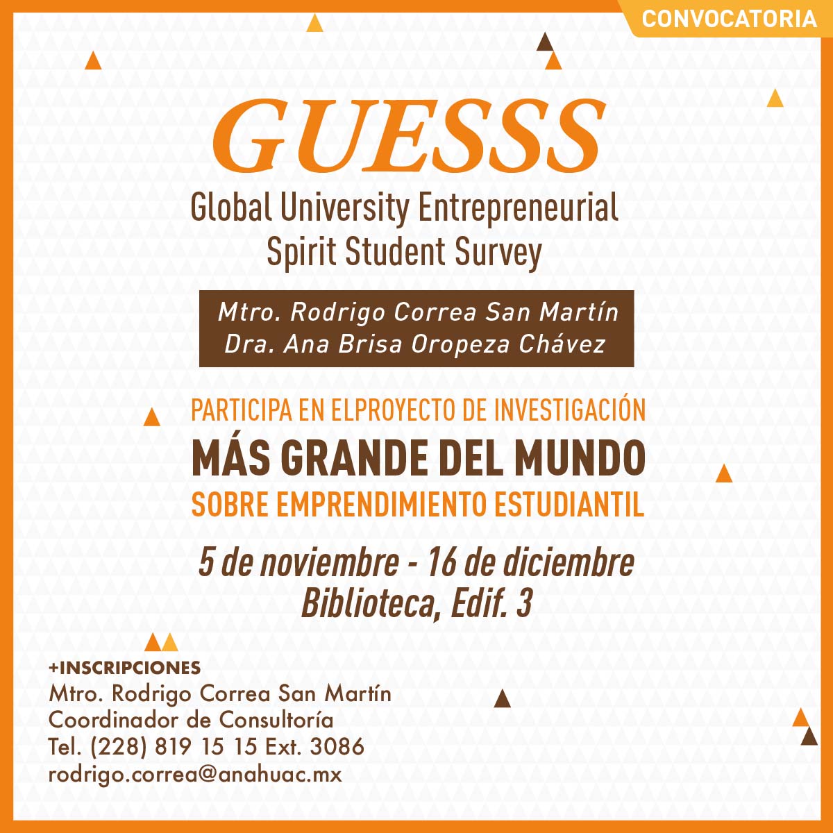 Global University Entrepreneurial Spirit Student Survey