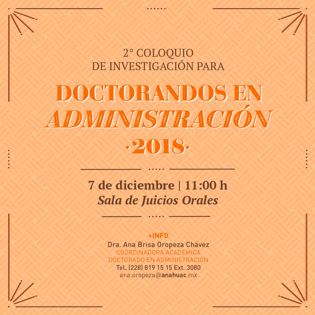 2° Coloquio de Investigación para Doctorandos en Administración