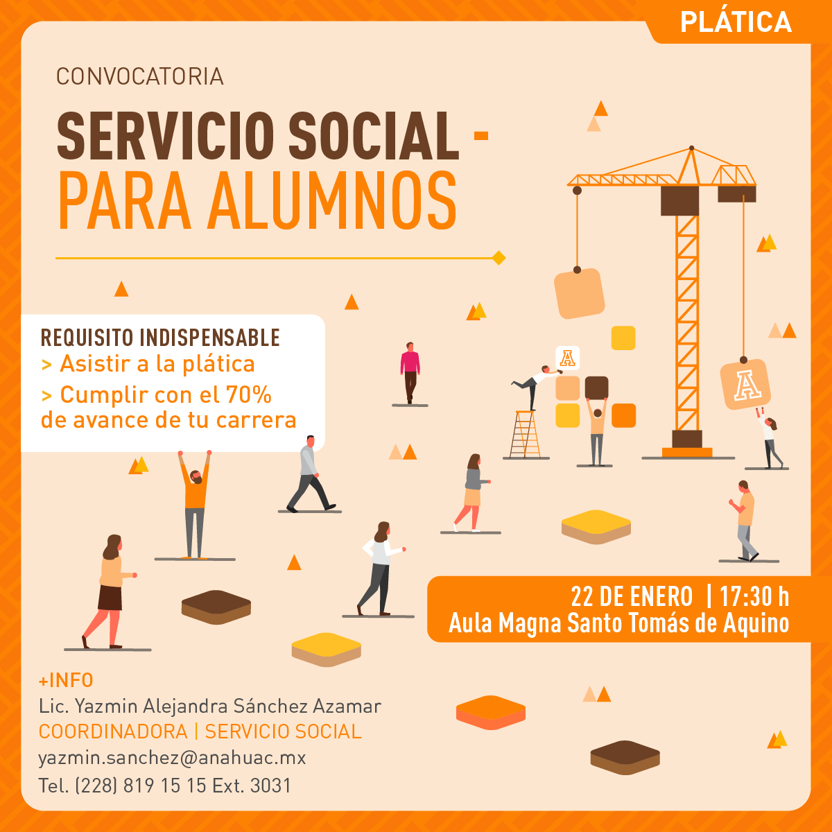 Reunión Informativa para Servicio Social