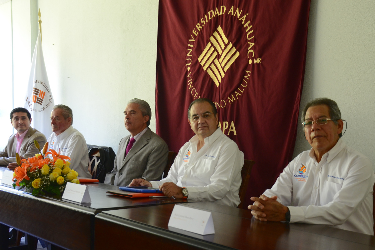 1 / 4 - Corallium y Anáhuac firman convenio en pro del Desarrollo Sustentable