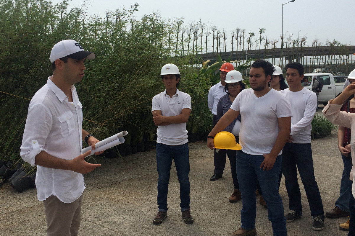 1 / 8 - Visita académica a la obra del Parque Acuático Inbursa en Boca del Río