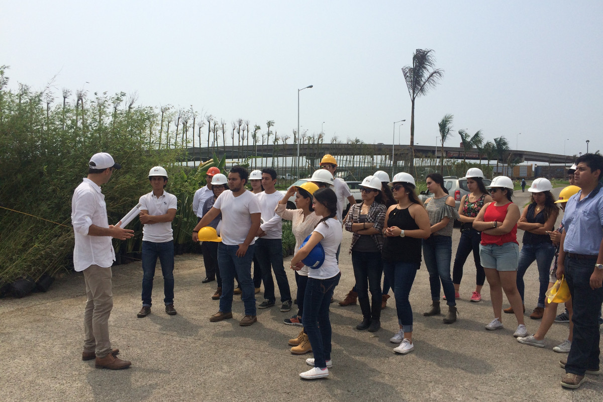 8 / 8 - Visita académica a la obra del Parque Acuático Inbursa en Boca del Río