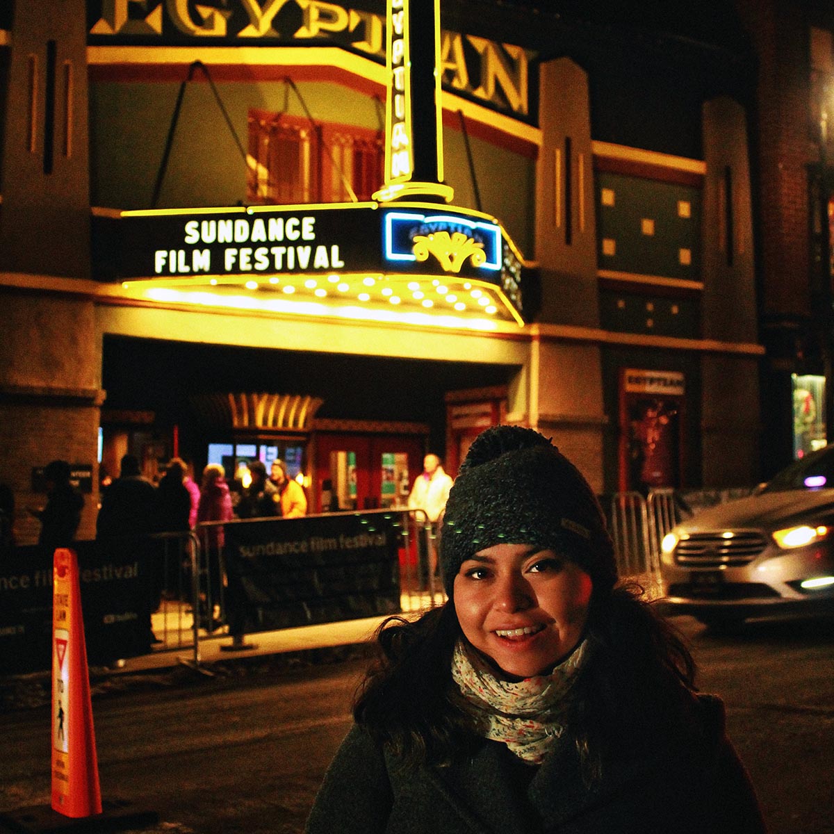 1 / 3 - Alumna de Dirección de Empresas de Entretenimiento realiza Práctica Profesional como voluntaria en el Festival Sundance