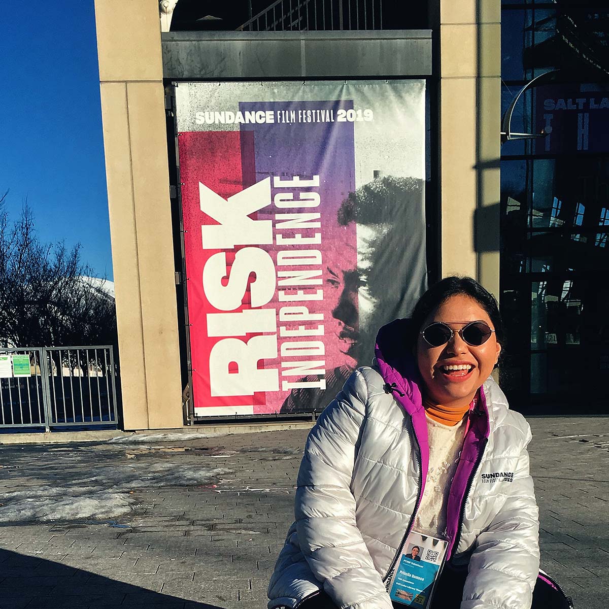 3 / 3 - Alumna de Dirección de Empresas de Entretenimiento realiza Práctica Profesional como voluntaria en el Festival Sundance