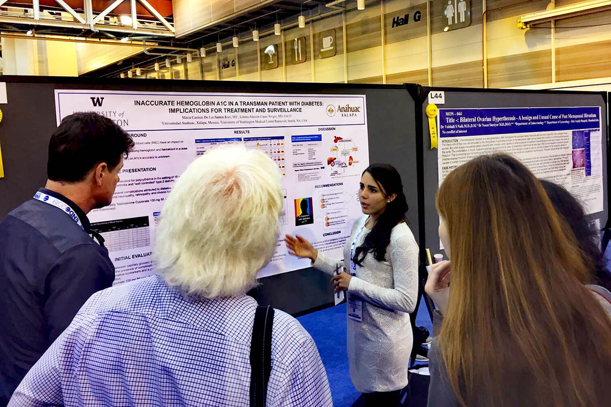 1 / 4 - Alumna de Medicina nos representa en Congreso de Endocrinología en New Orleans, Estados Unidos