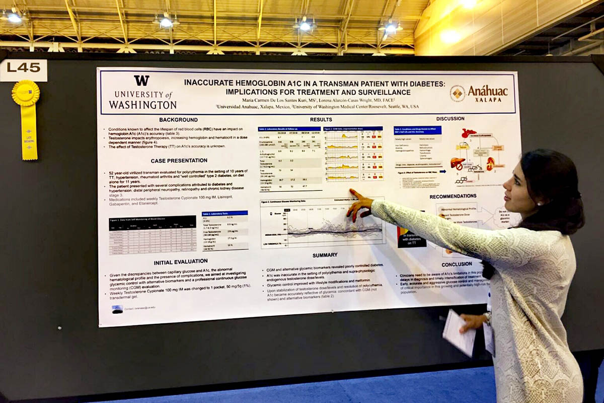 3 / 4 - Alumna de Medicina nos representa en Congreso de Endocrinología en New Orleans, Estados Unidos