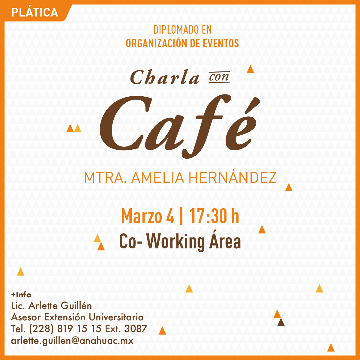 Charla con Café