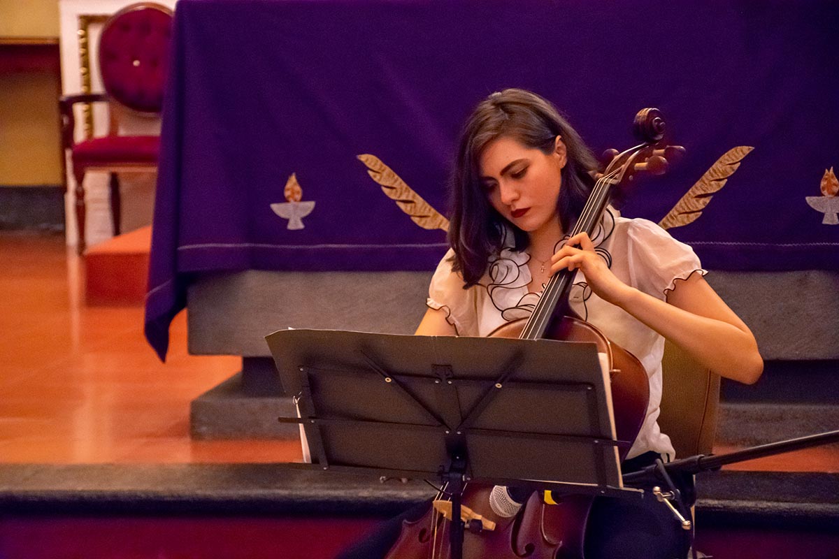 1 / 10 - El talento del Ensamble Clásico Anáhuac hace gala en la Iglesia de San José, la más antigua de Xalapa