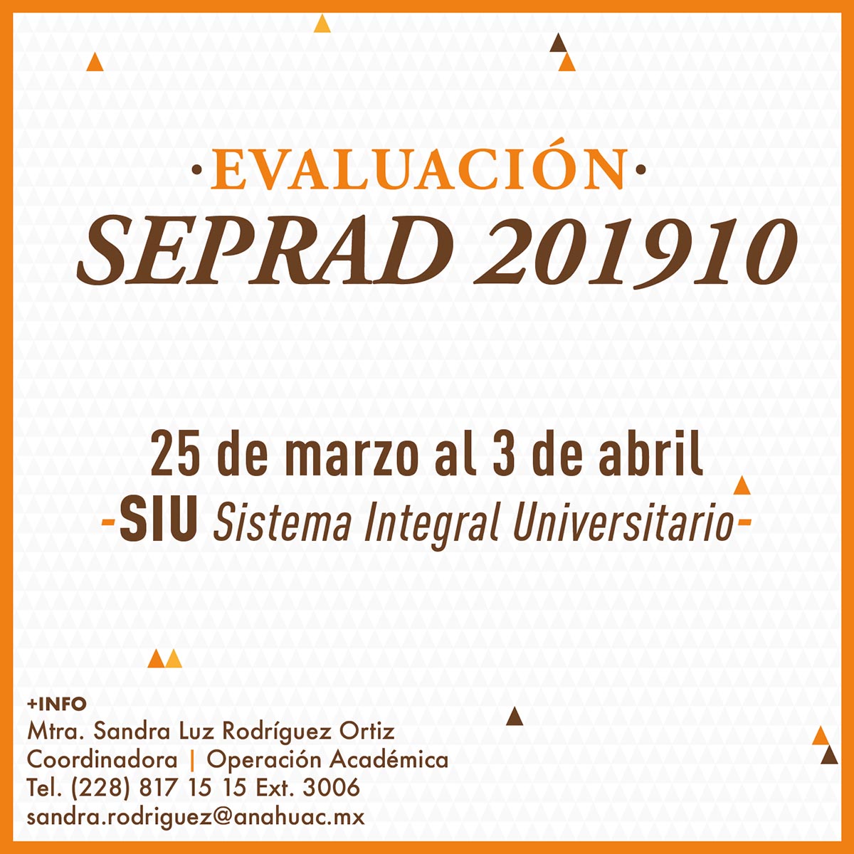 Evaluación Docente SEPRAD