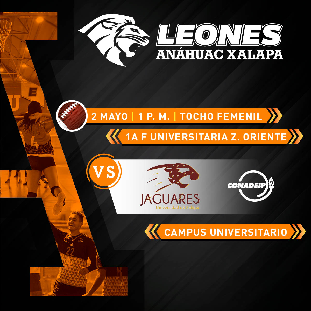 Tocho Femenil CONADEIP: Leonas vs Universidad de Xalapa