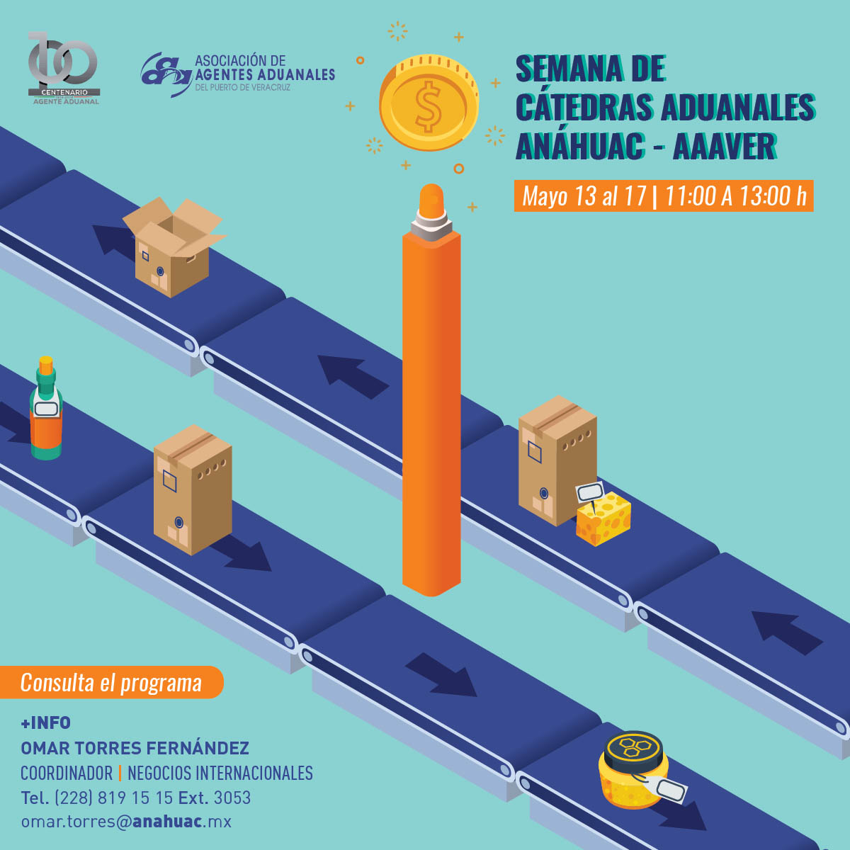 Semana de Cátedras Aduanales Anáhuac-AAAVER