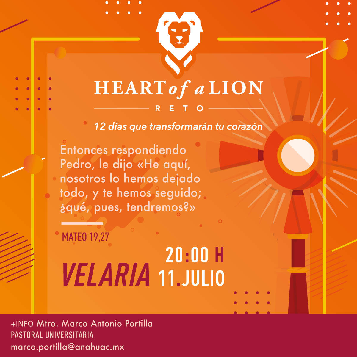 Reto Heart of a Lion: Séptima Actividad