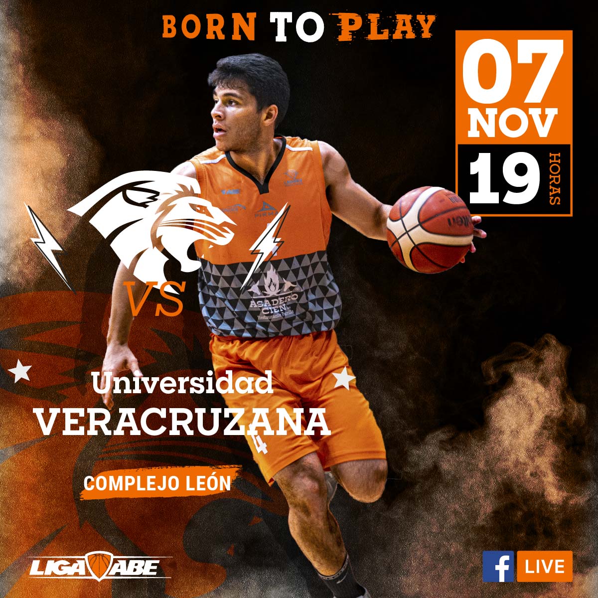 Básquetbol Varonil ABE: Leones vs Universidad Veracruzana