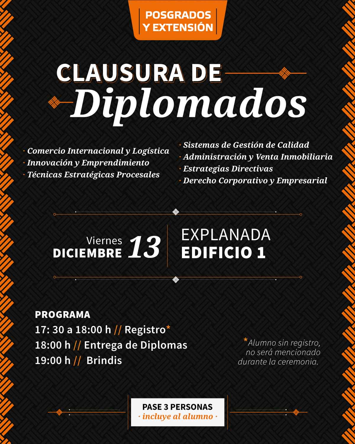 Clausura de Diplomados