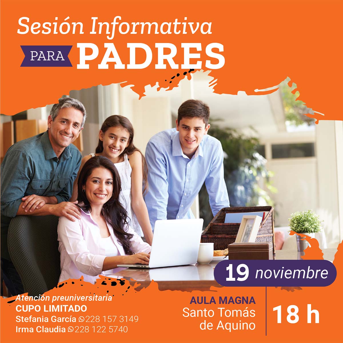 Sesión Informativa para Padres