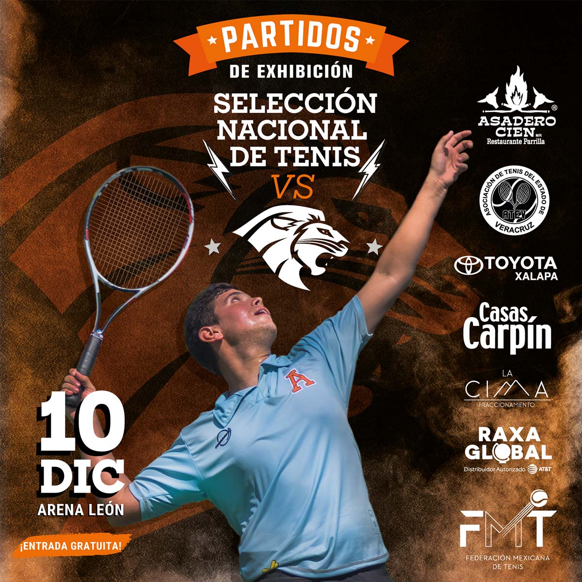 Partidos de Exhibición: Leones vs Selección Nacional de Tenis