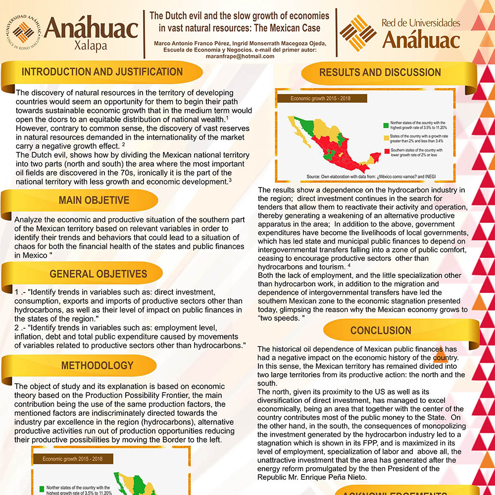 8 / 9 - Destacada Participación en el XIV Concurso de Carteles de Investigación Anáhuac Mayab