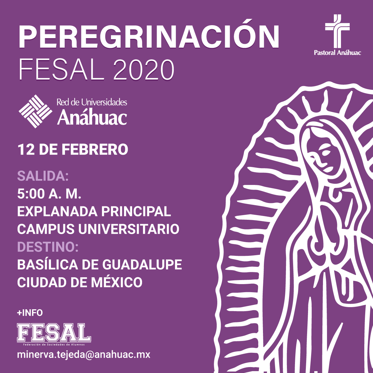 Peregrinación FESAL 2020