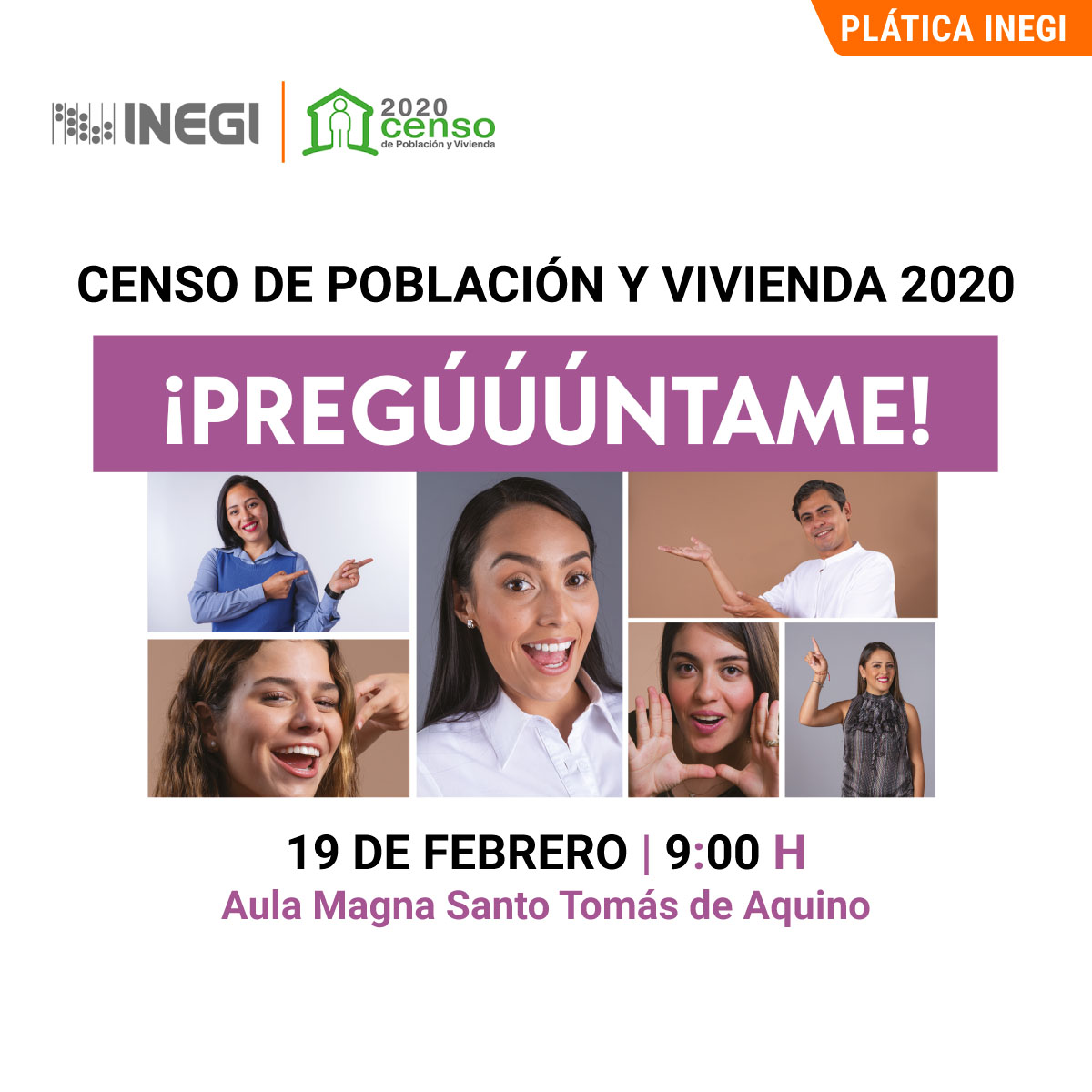 Plática INEGI: Censo de Población y Vivienda 2020