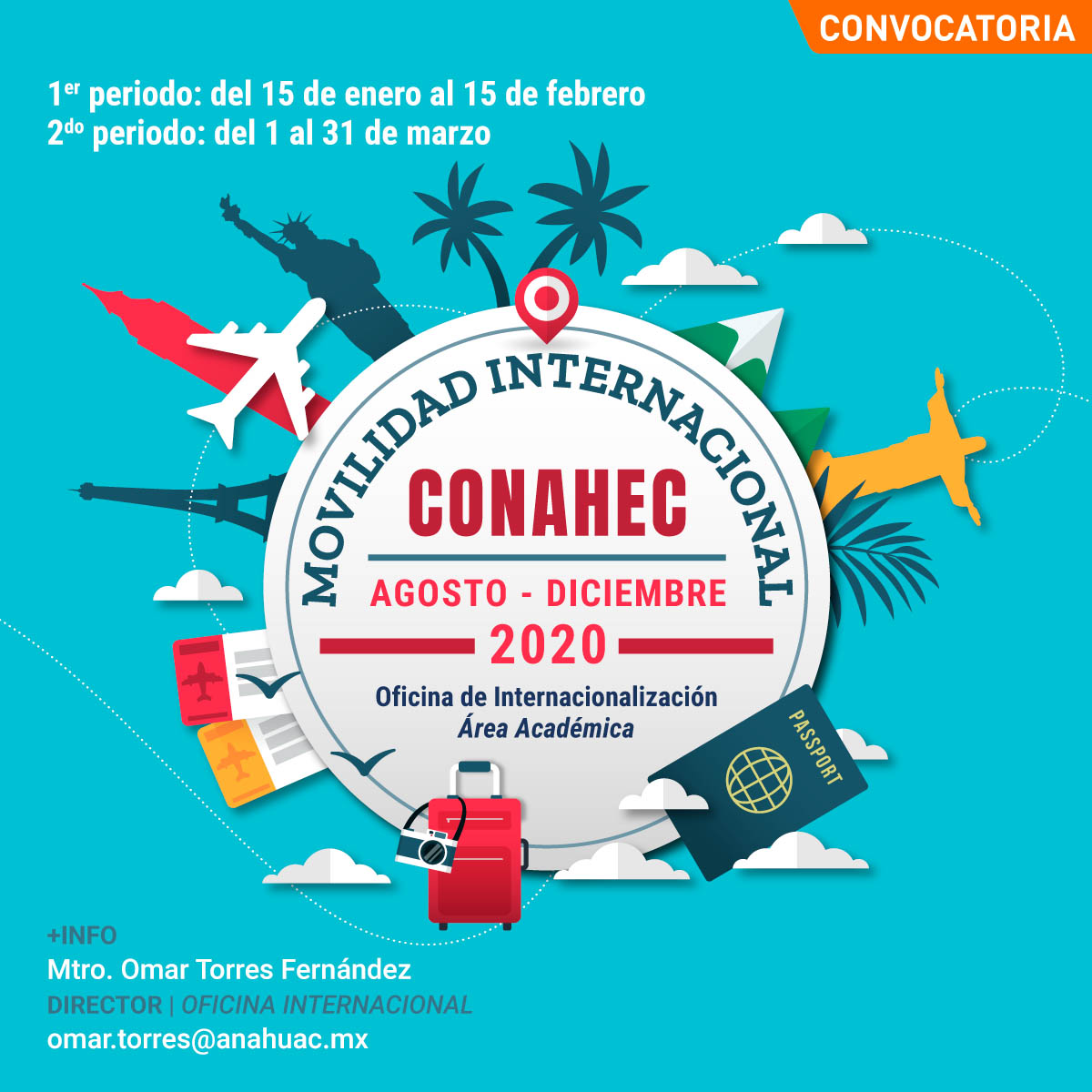 Convocatoria de Movilidad Internacional CONAHEC 2020 Convocatoria de Movilidad Internacional CONAHEC 2020