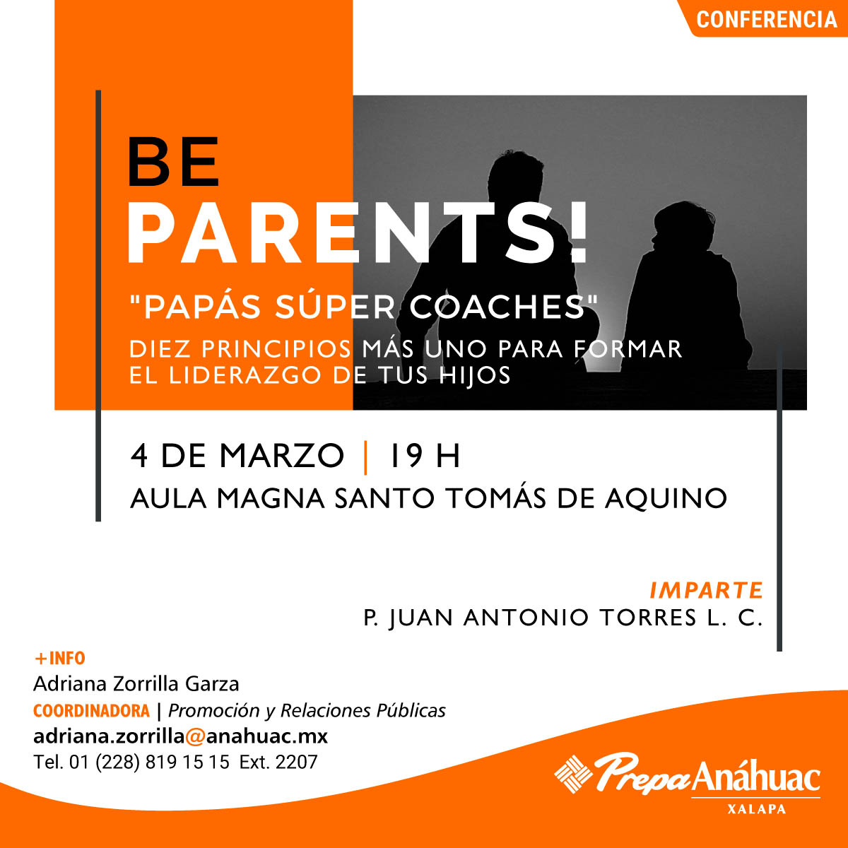 Conferencia Be Parents! Papás Súper Coaches