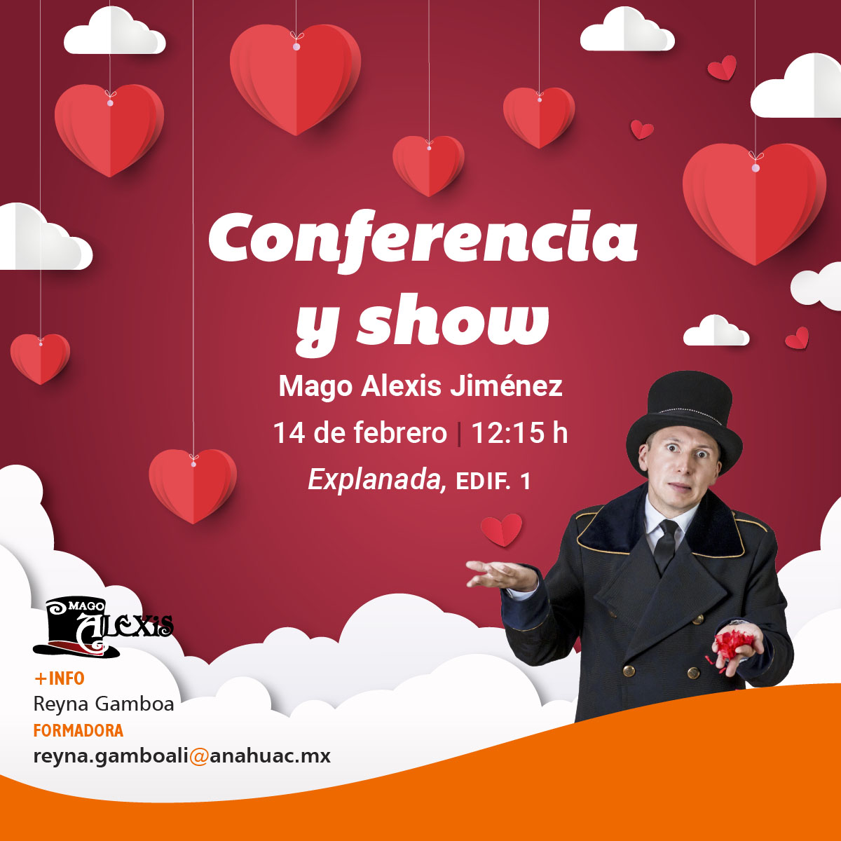 Conferencia y Show con el Mago Alexis Jiménez