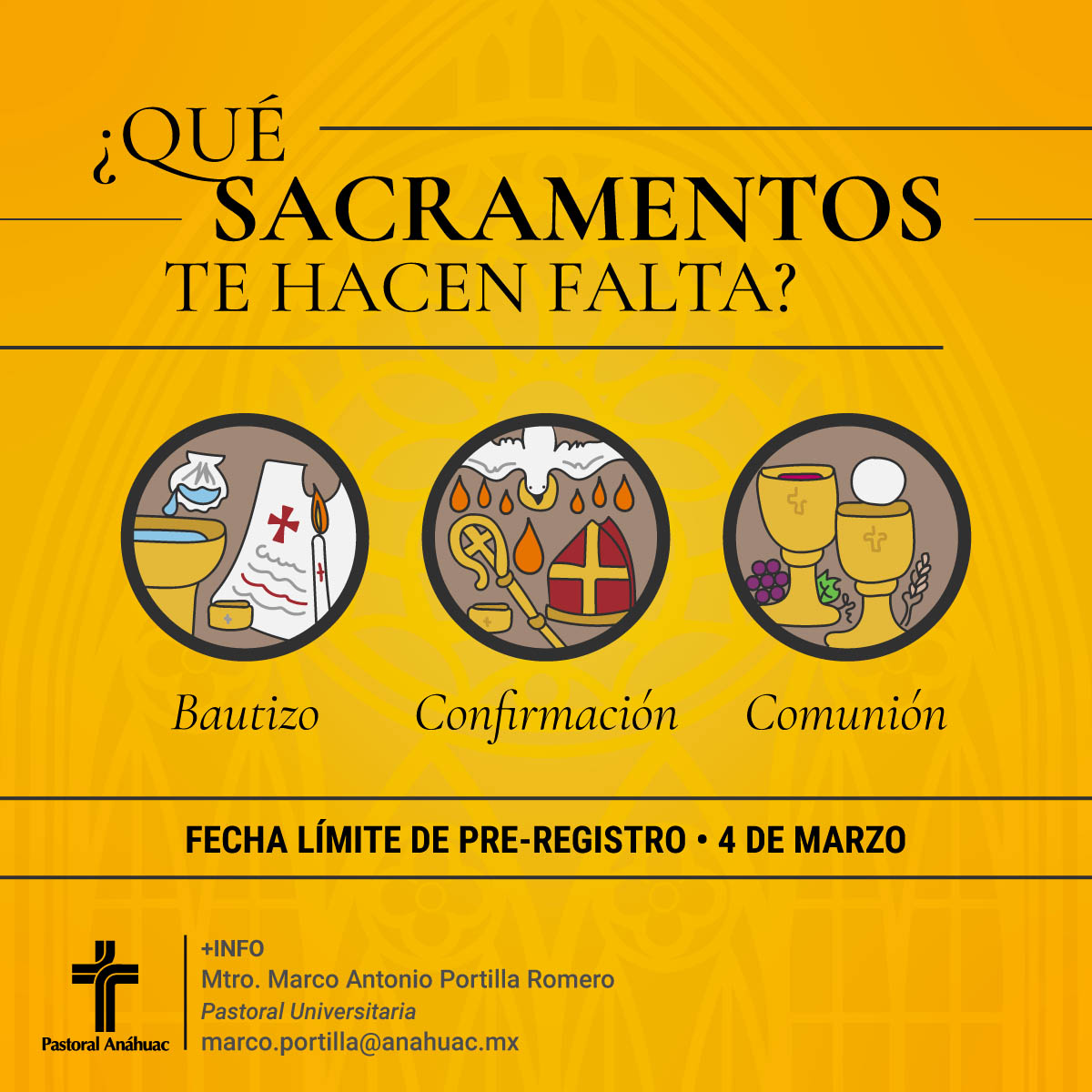 ¿Qué Sacramentos te Hacen Falta?