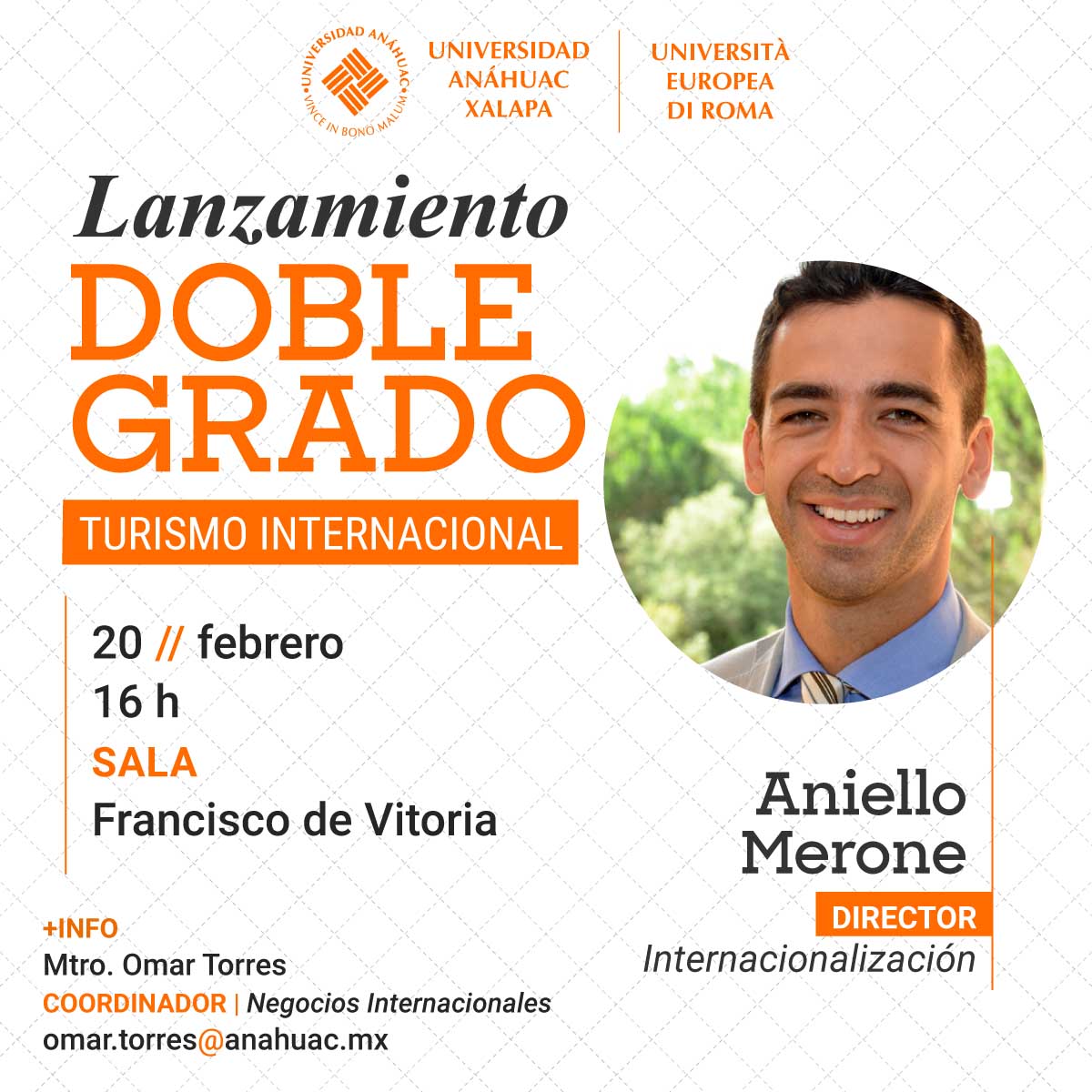 Lanzamiento del Doble Grado de Turismo Internacional