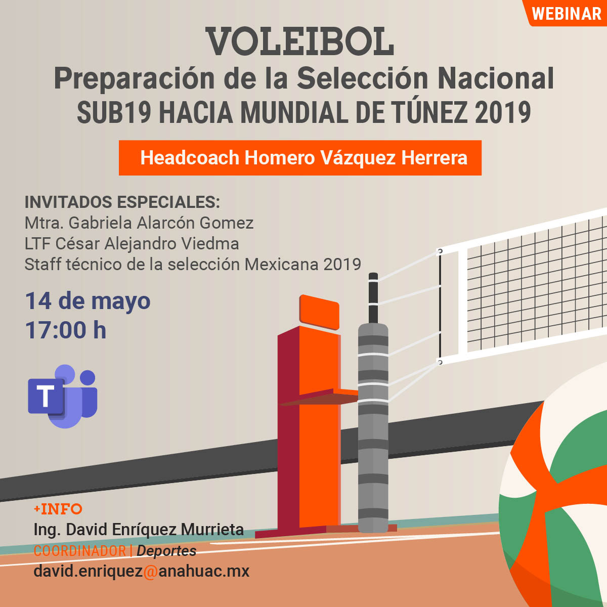 Voleibol: Preparación de la Selección Nacional SUB19 Hacia el Mundial de Túnez 2019