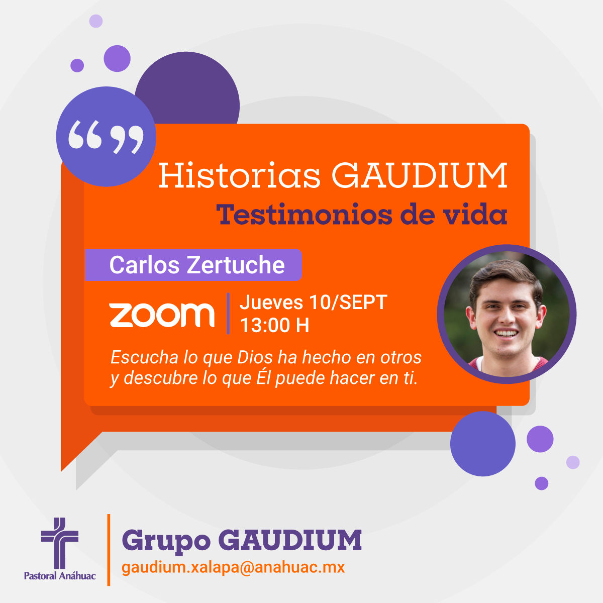Historias Gaudium: Carlos Zertuche