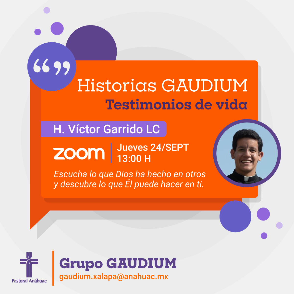 Historias Gaudium: H. Víctor Garrido LC