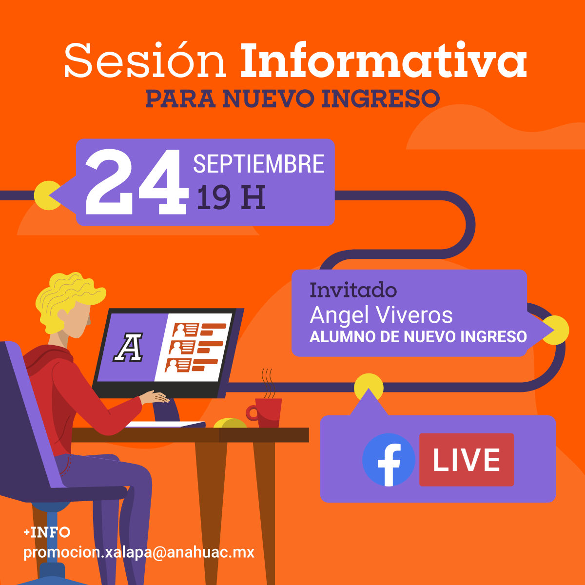 Sesión Informativa Online para Nuevo Ingreso