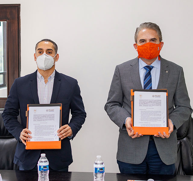 Firma de Convenio con el Tribunal Estatal de Justicia Administrativa de Veracruz