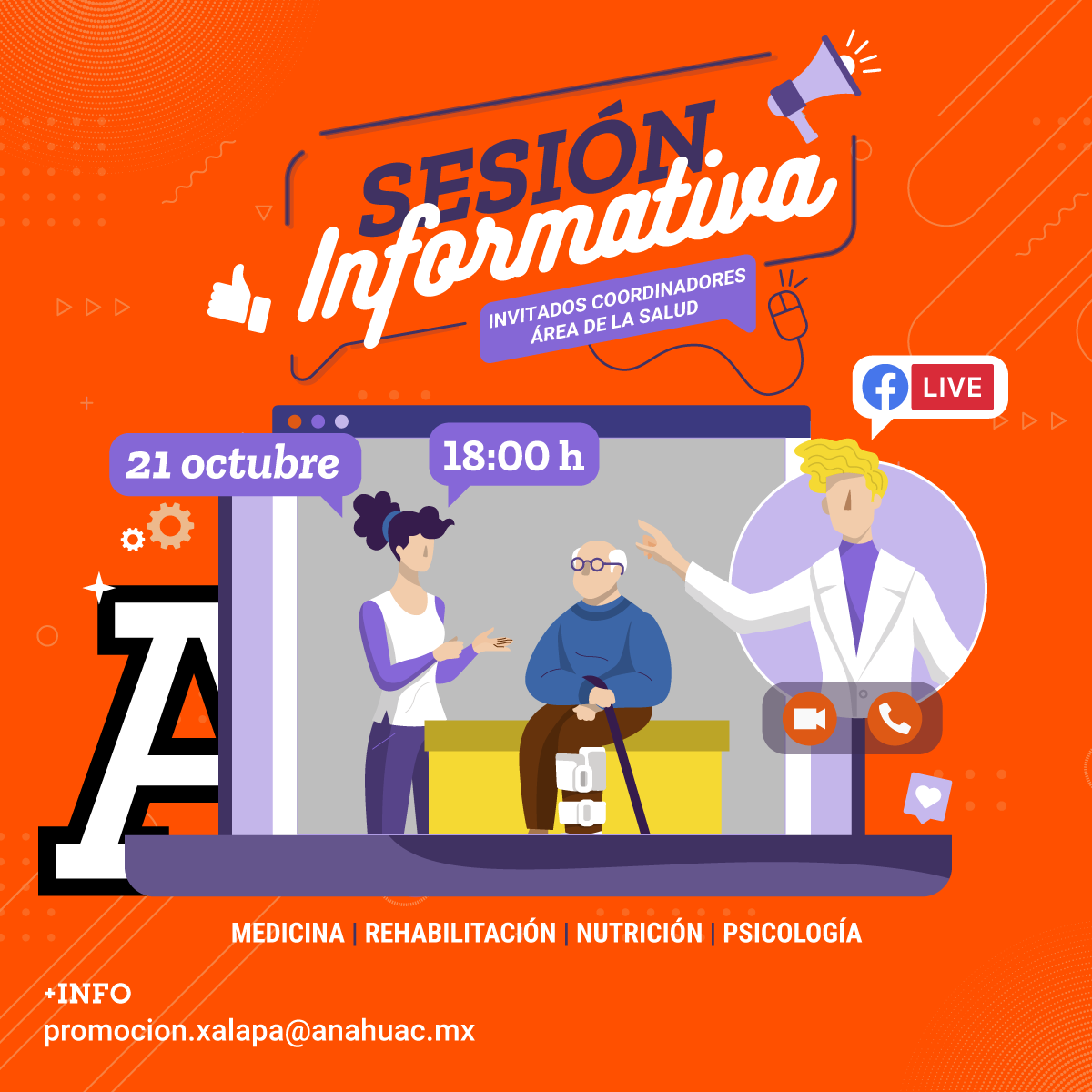 Sesión Informativa para Ciencias de la Salud Sesión Informativa para Ciencias de la Salud
