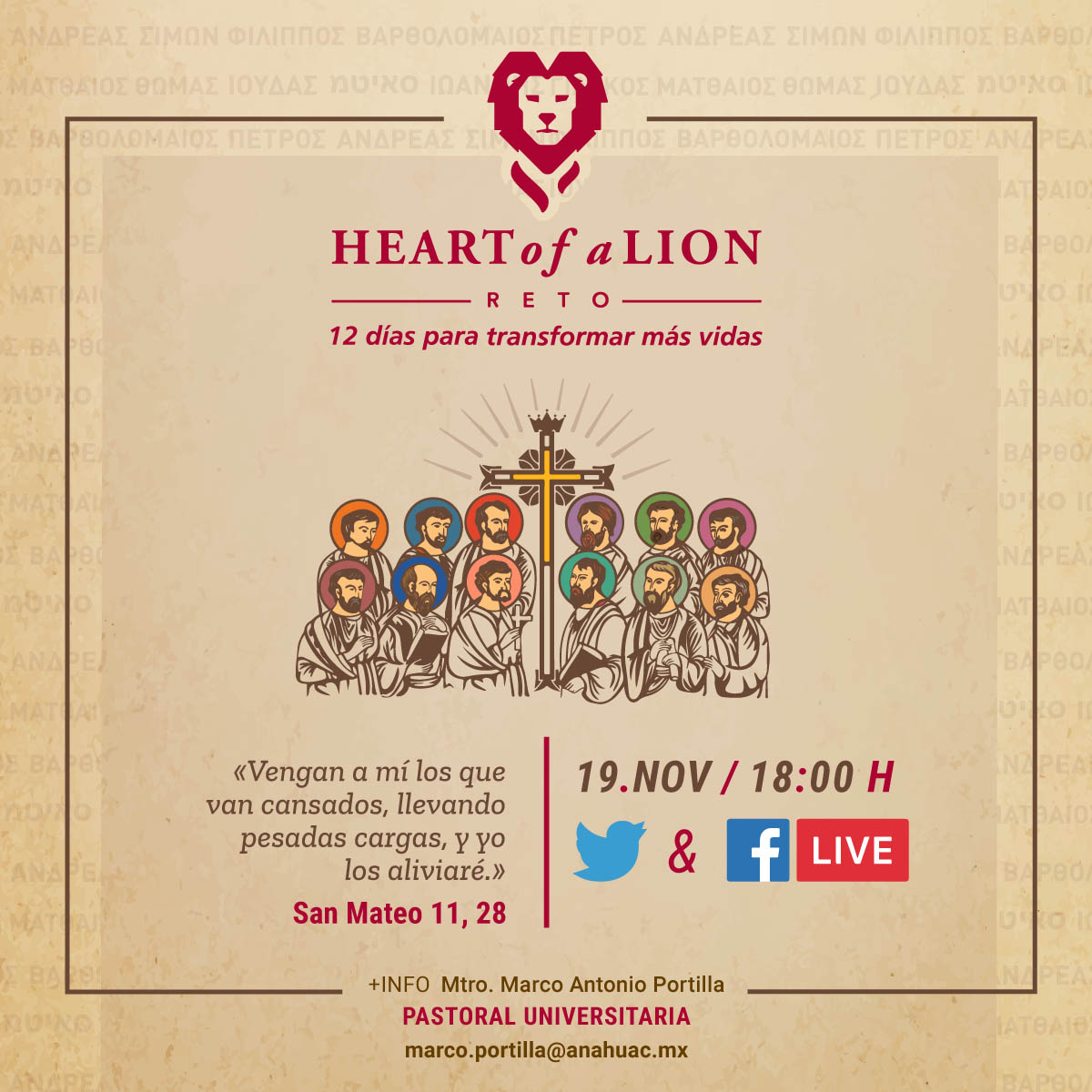 Reto Heart of a Lion: Onceava Actividad