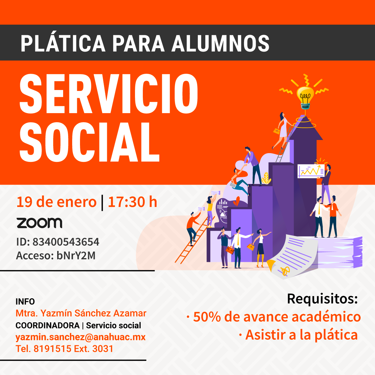 Convocatoria Servicio Social para Alumnos