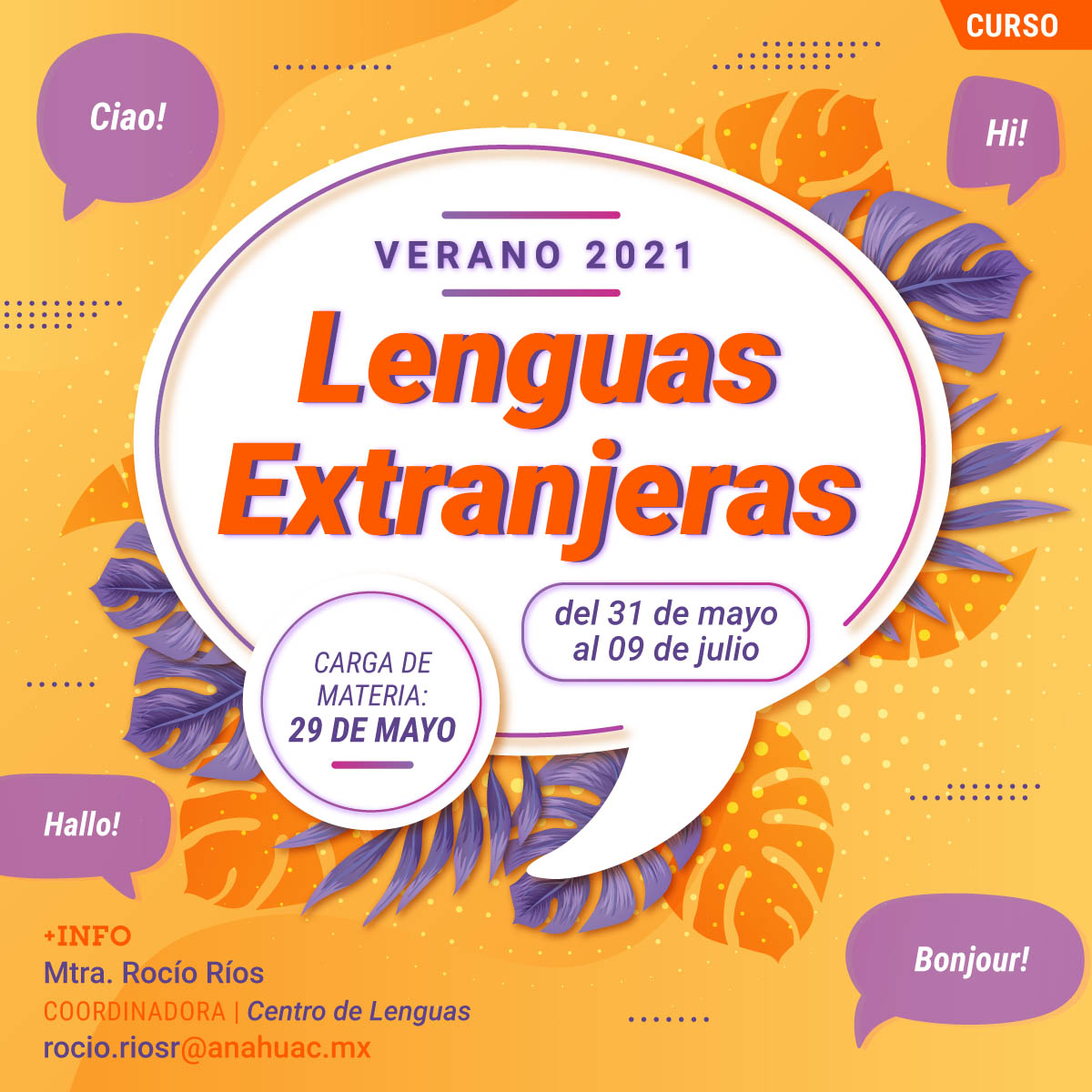 Lenguas Extranjeras Verano 2021