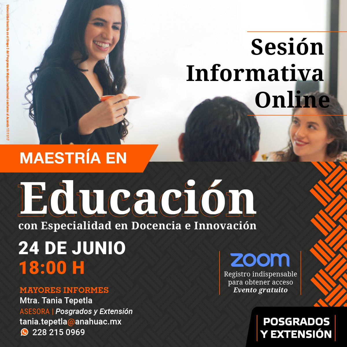 Sesión Informativa Online