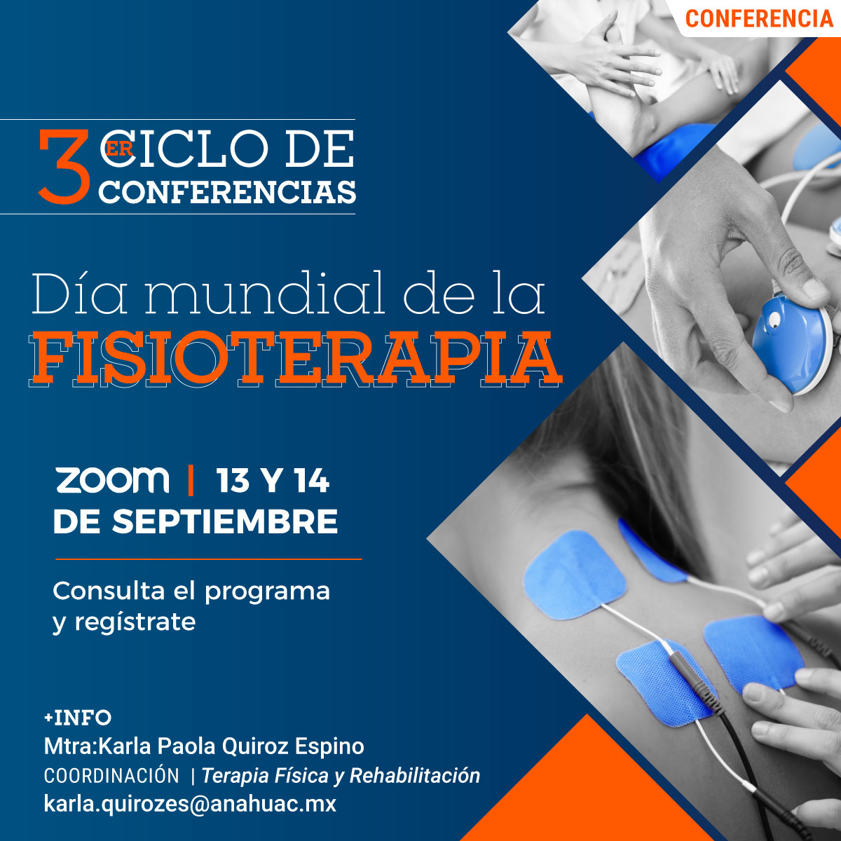 3.er Ciclo de Conferencias Día Mundial de la Fisioterapia