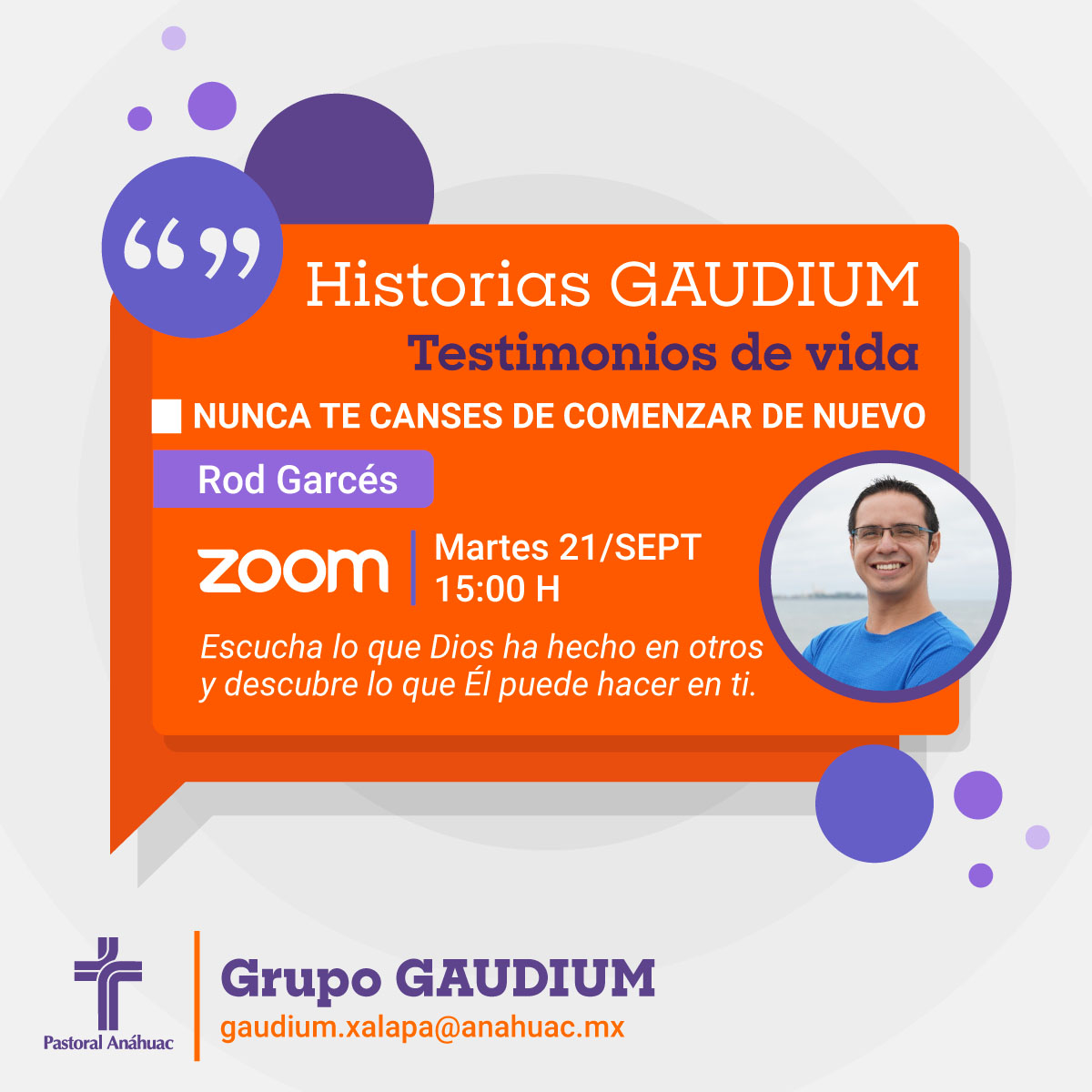 Historias Gaudium: Testimonios de Vida Historias Gaudium: Testimonios de Vida