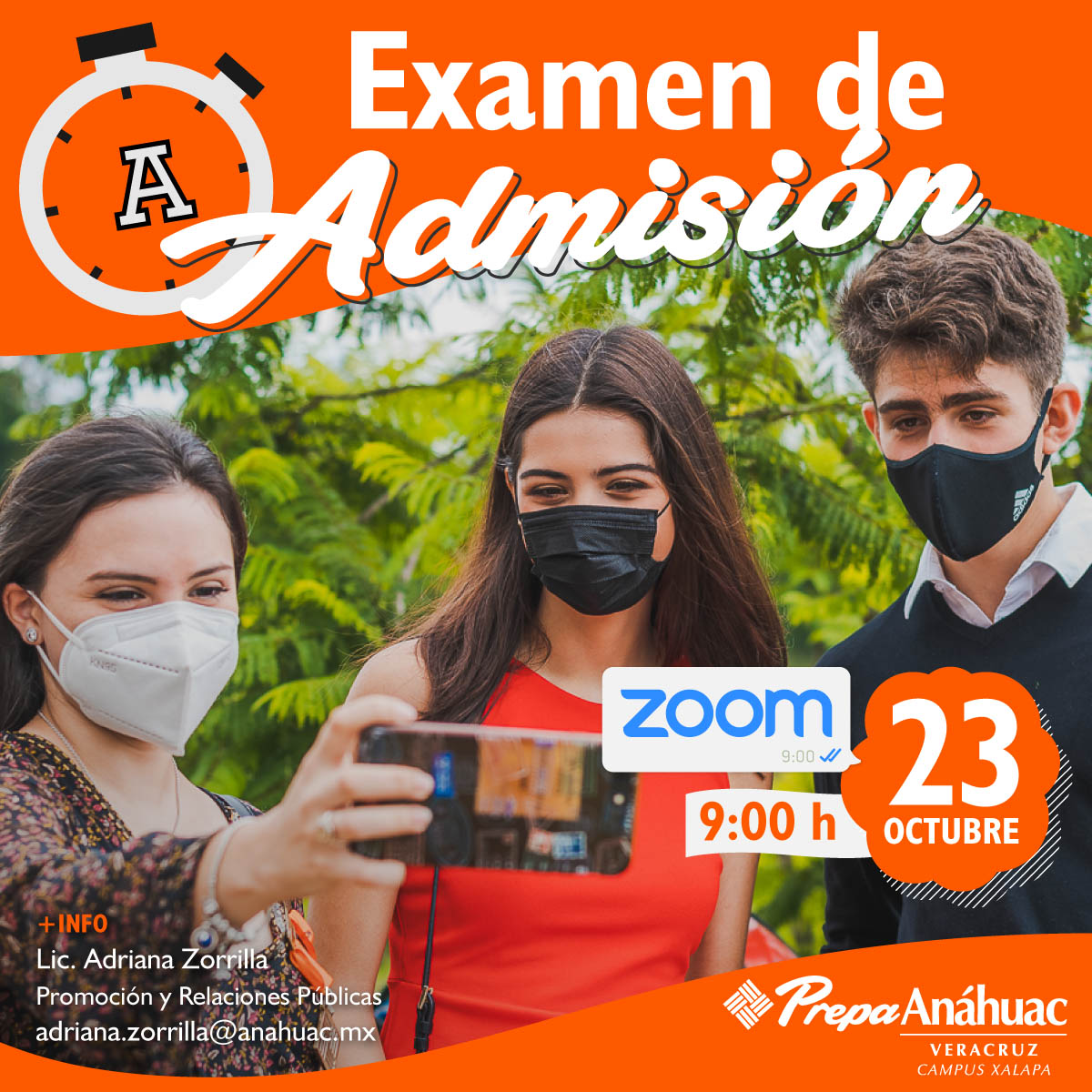 Examen de Admisión Online Campus Xalapa