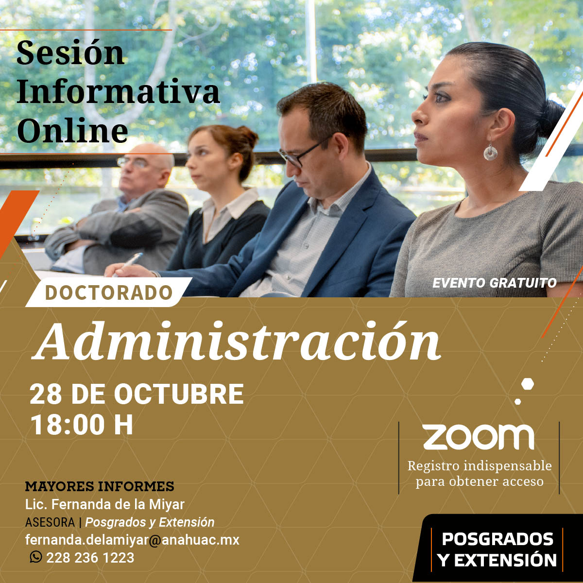 Sesión Informativa Online