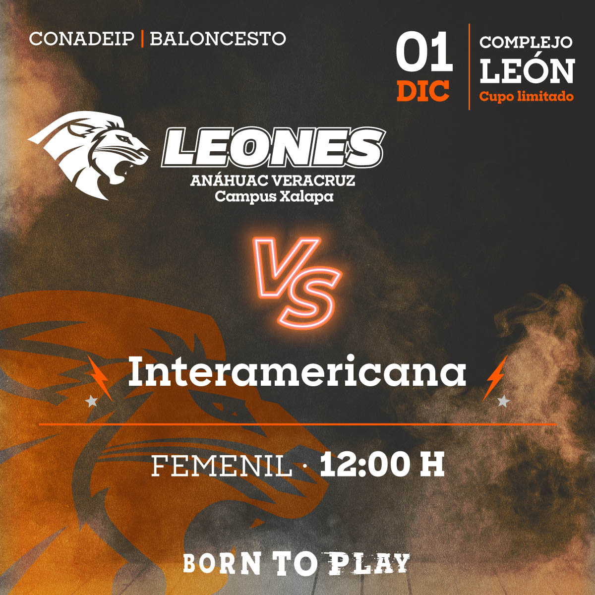 Baloncesto Femenil: Leonas vs Interamericana